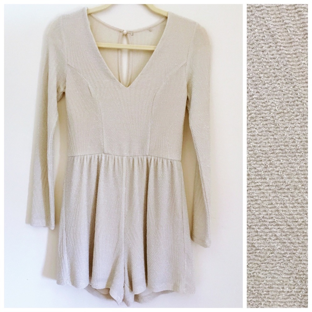 Long Sleeve Shorts Romper